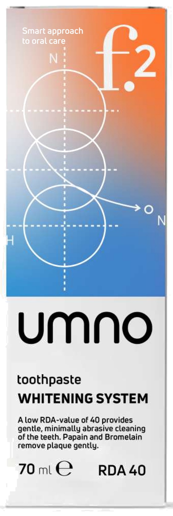 Упаковка umno Whitening System, формула f.2
